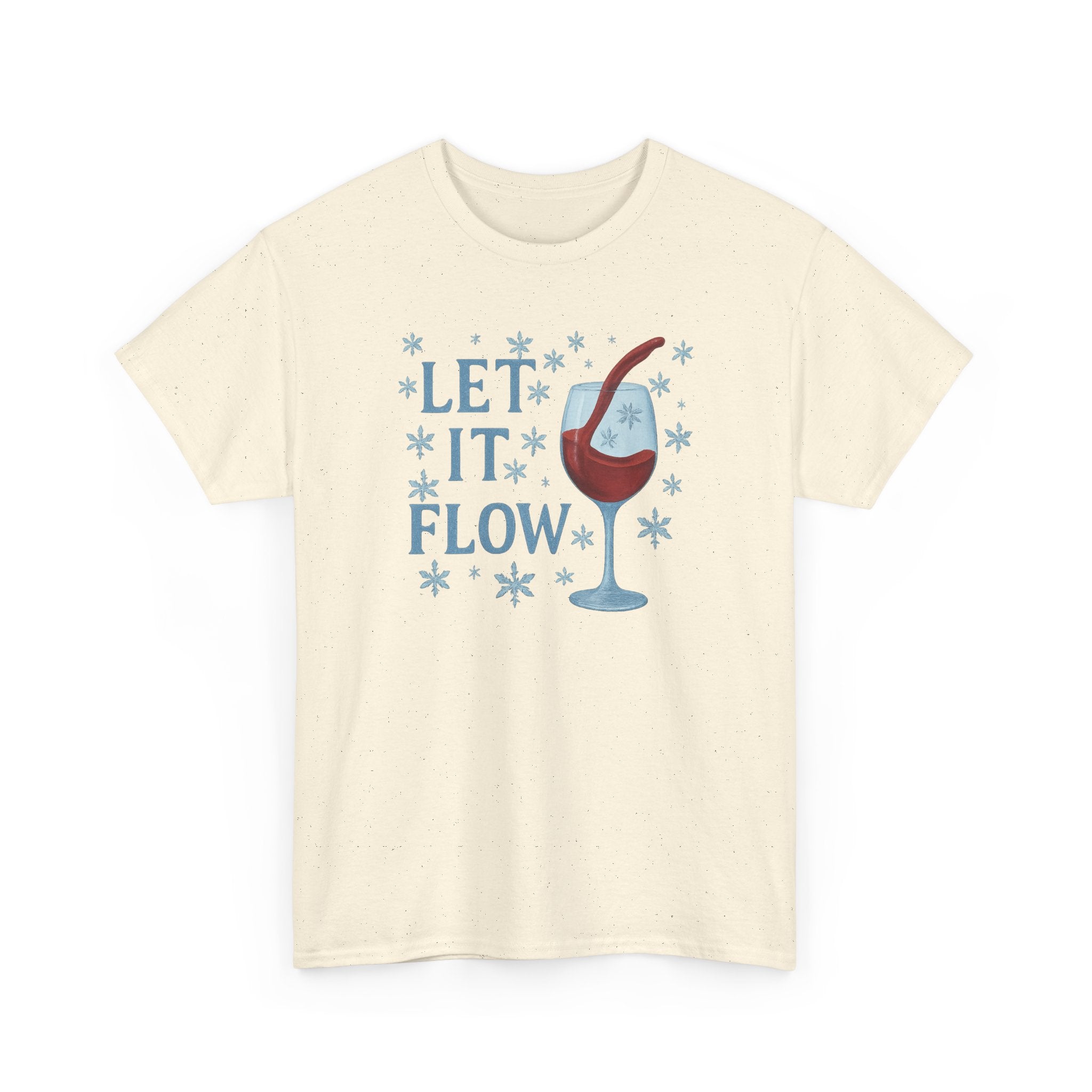 Let It Flow Wine Glass T-Shirt