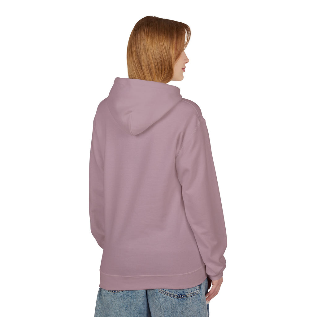Sitting Labrador Dog Hoodie | Minimal Small Dog Silhouette, White Pullover