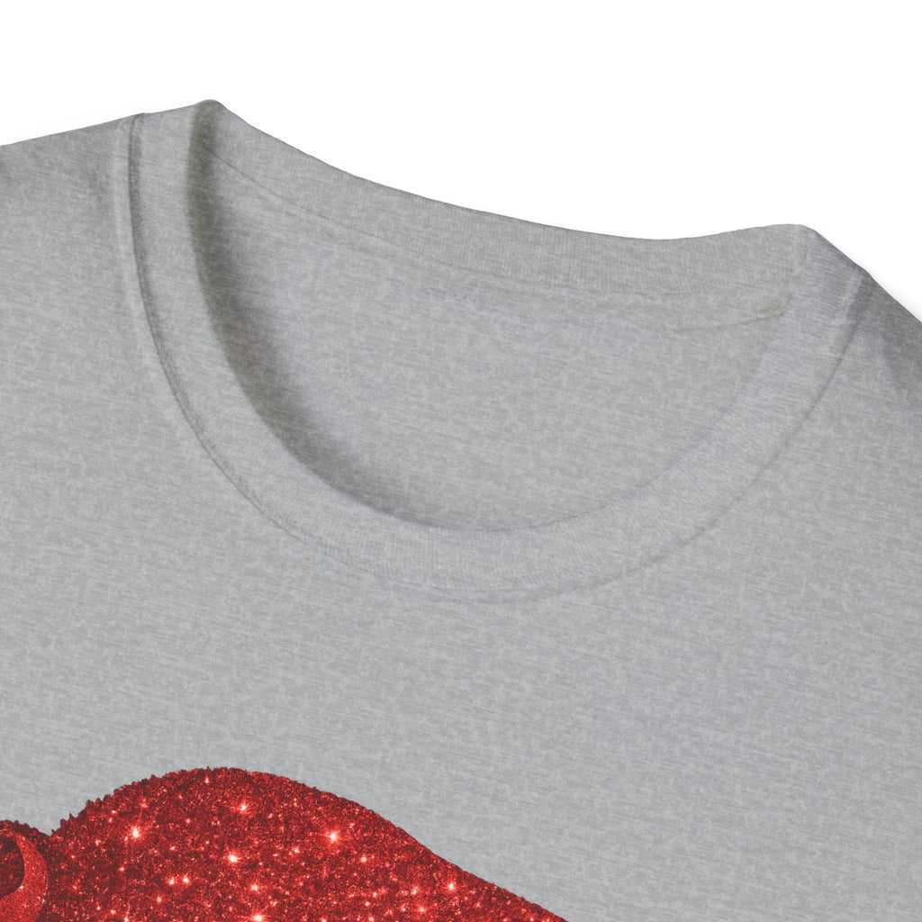 Red Buffalo Silhouette T-Shirt | Sparkle Star Pattern