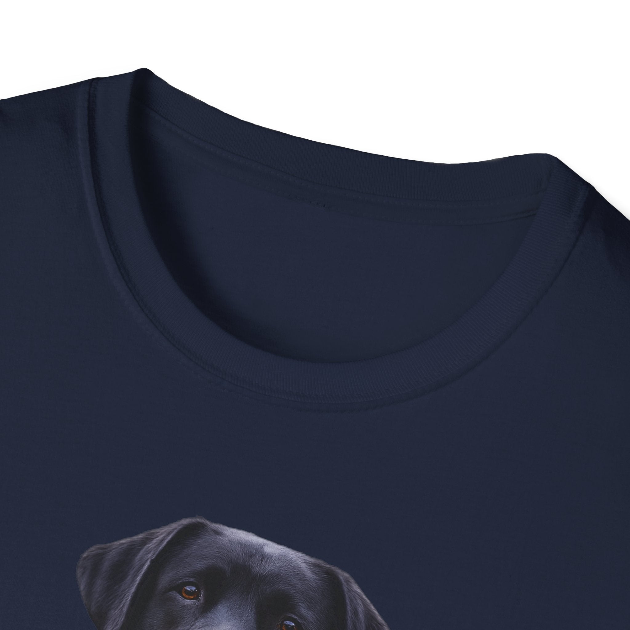Black Labrador Wrapped in American Flag T-Shirt | Patriotic Dog Tee