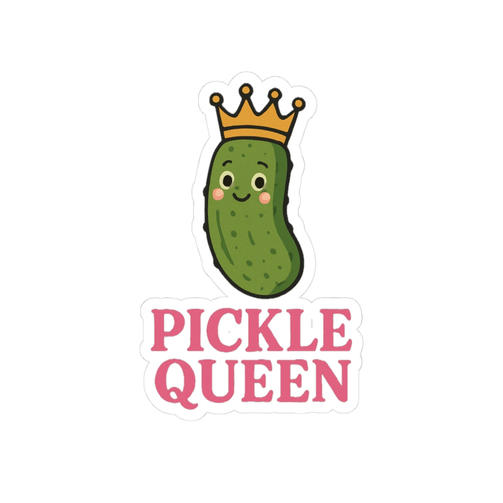 Pickle Queen sticker | Kiss-cut vinyl sticker