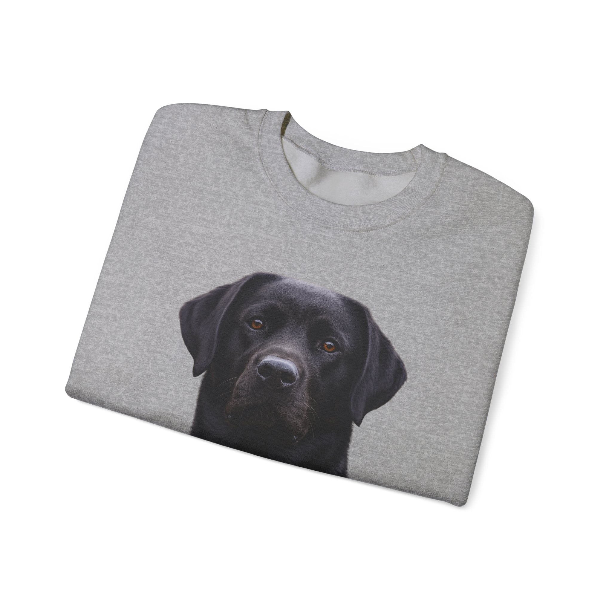 Black Labrador Portrait Sweatshirt | Dog Face Crewneck