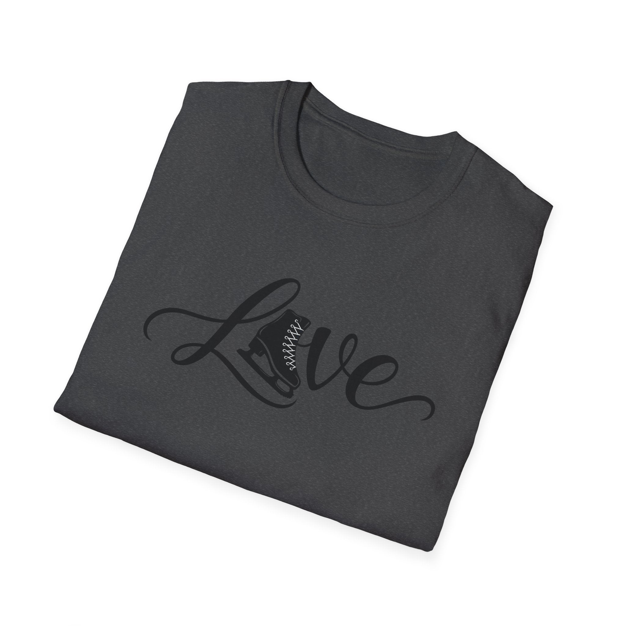 Love figure skating Unisex Softstyle T-Shirt