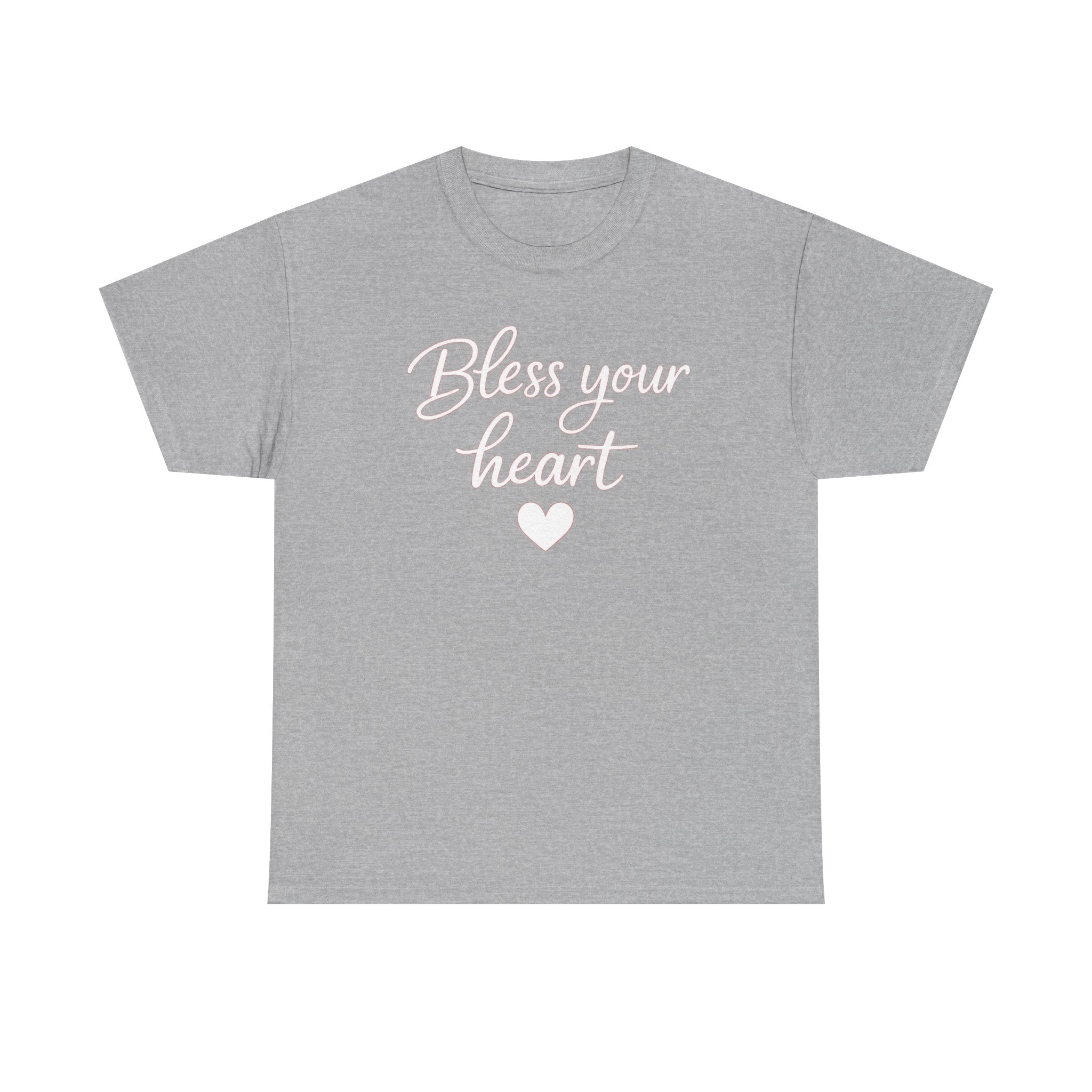 Bless Your Heart tee | Script heart design, Southern phrase t-shirt