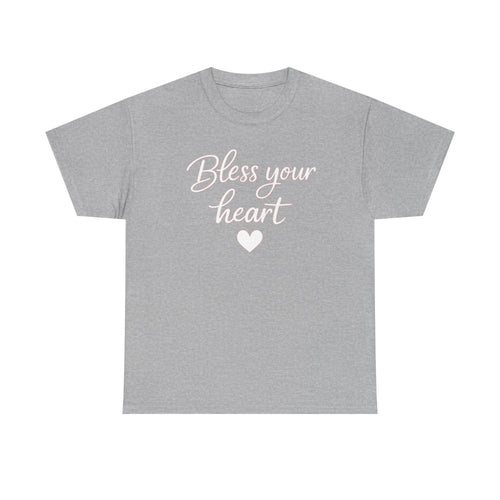 Bless Your Heart tee | Script heart design, Southern phrase t-shirt