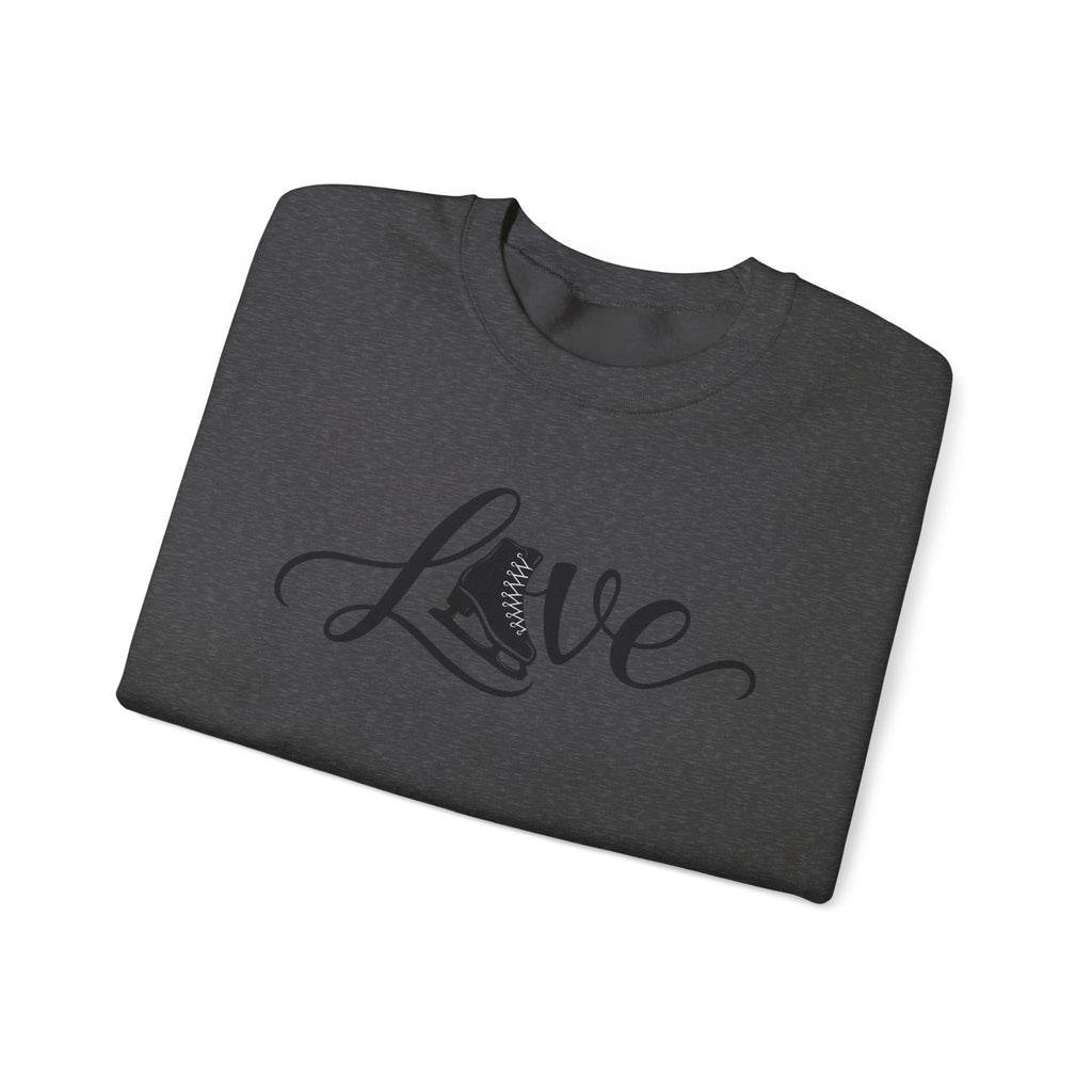 Love figure skating Unisex Heavy Blend™ Crewneck Sweatshirt