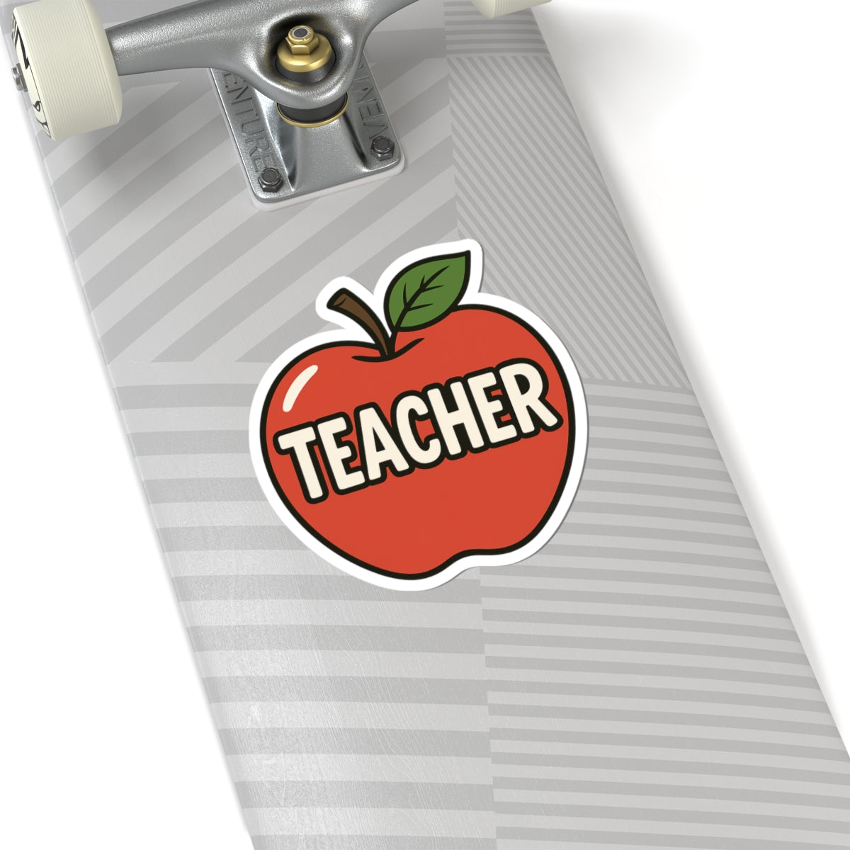 Teacher Apple Kiss-Cut Stickers