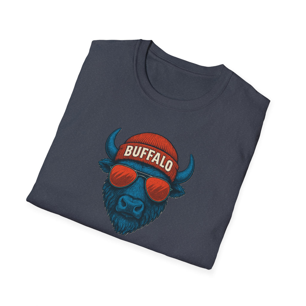 Buffalo Sunglasses and beanie T-Shirt