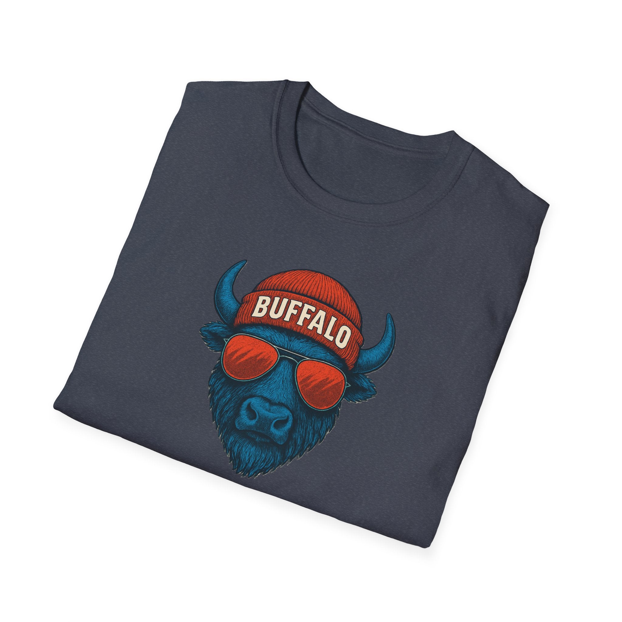 Buffalo Sunglasses and beanie T-Shirt