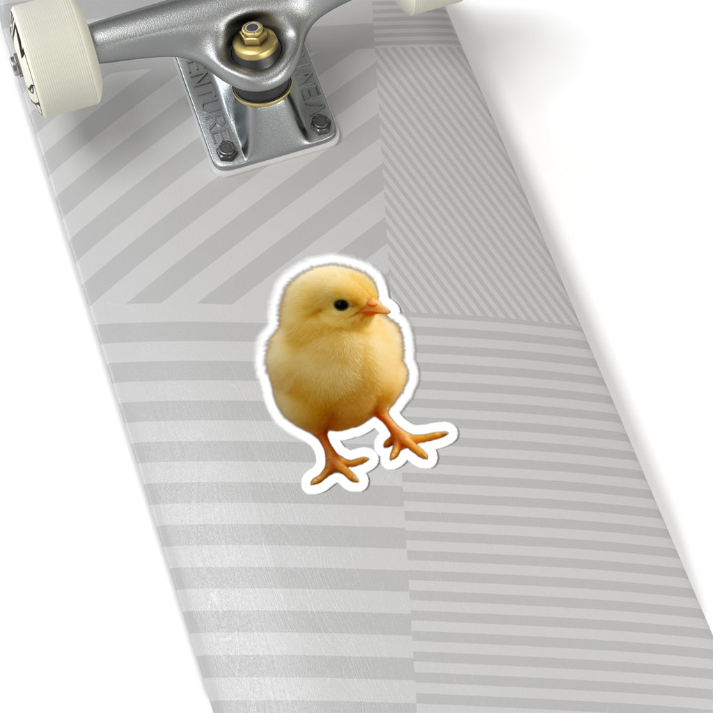Yellow Chick Sticker | Cute Baby Chick Vinyl Kiss-Cut Sticker