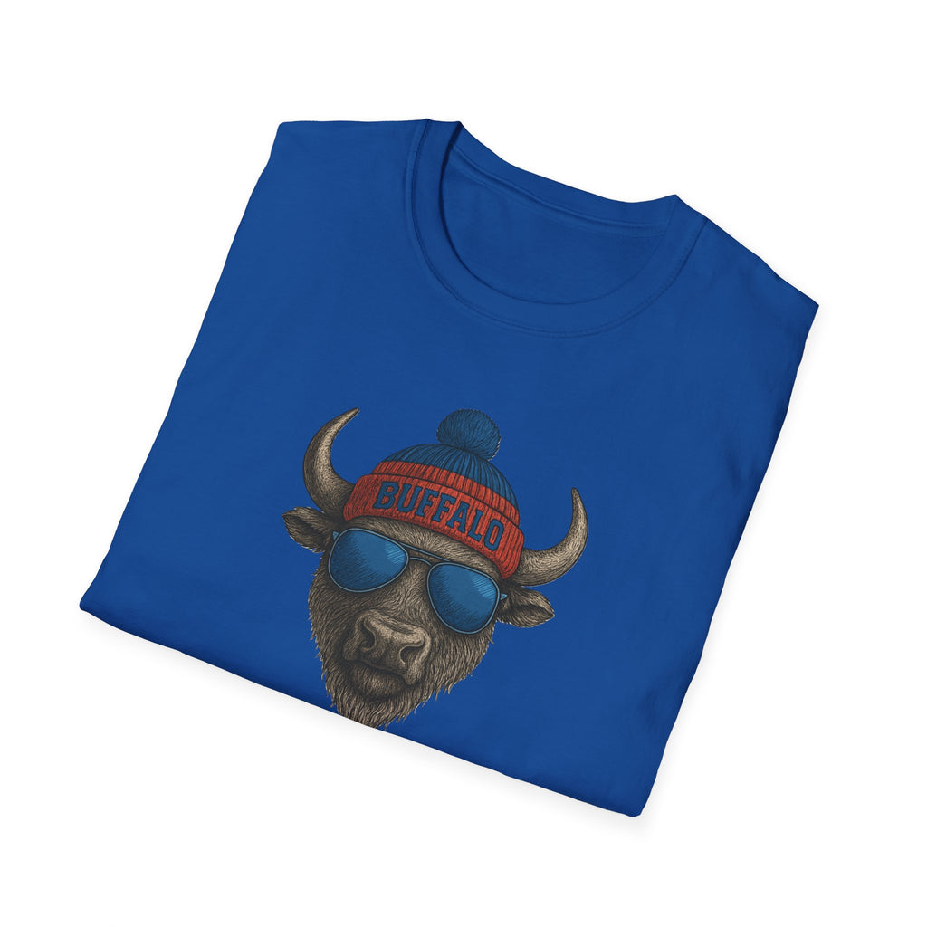 Buffalo with Beanie and Sunglasses T-Shirt