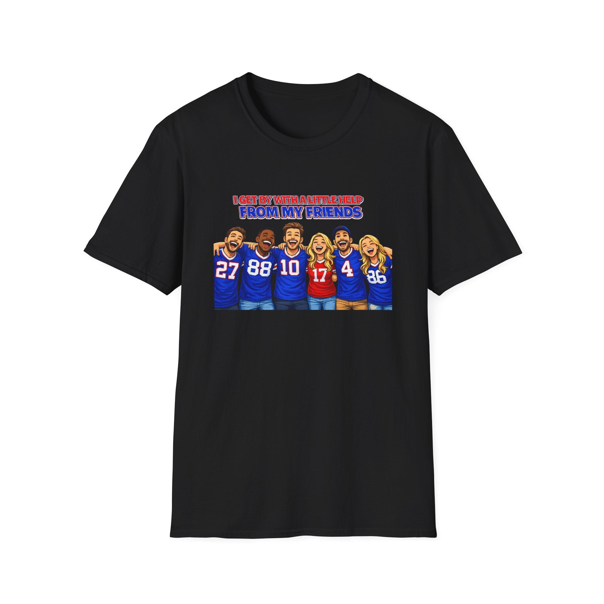 Buffalo My Friends Football Players T-Shirt | Tailgate Fan Tee
