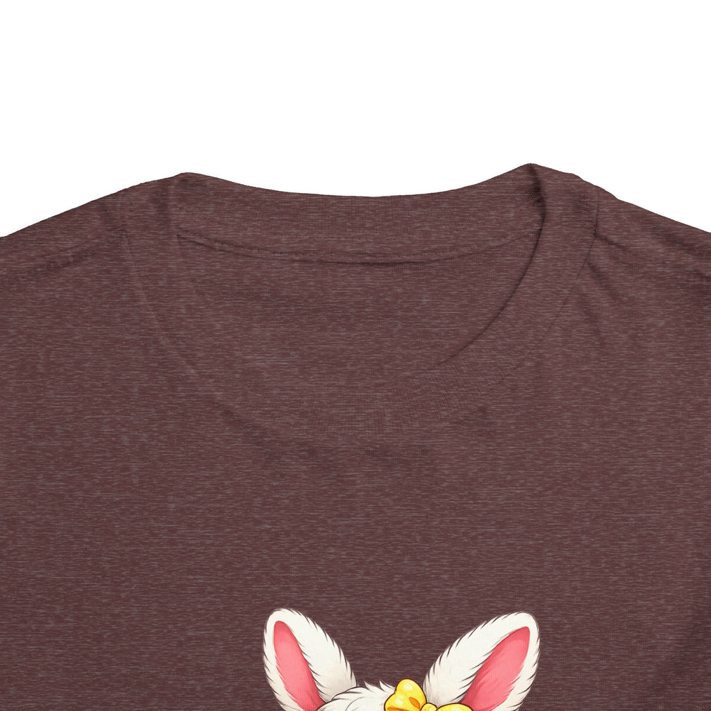Easter Bunny Toddler Tee — Cute Baby Bunny with Easter Eggs