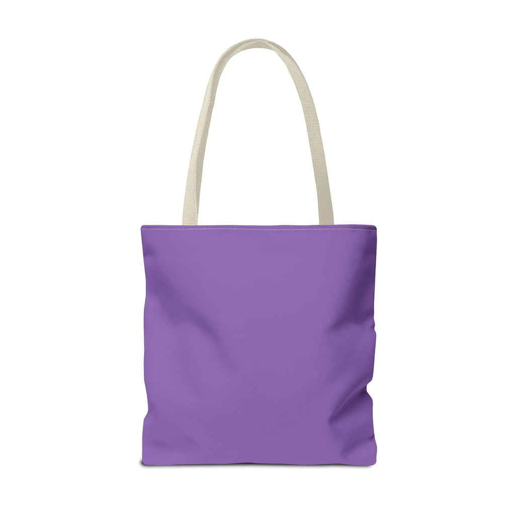 Friends Crap Bag Tote Bag | Purple All-Over Print Tote