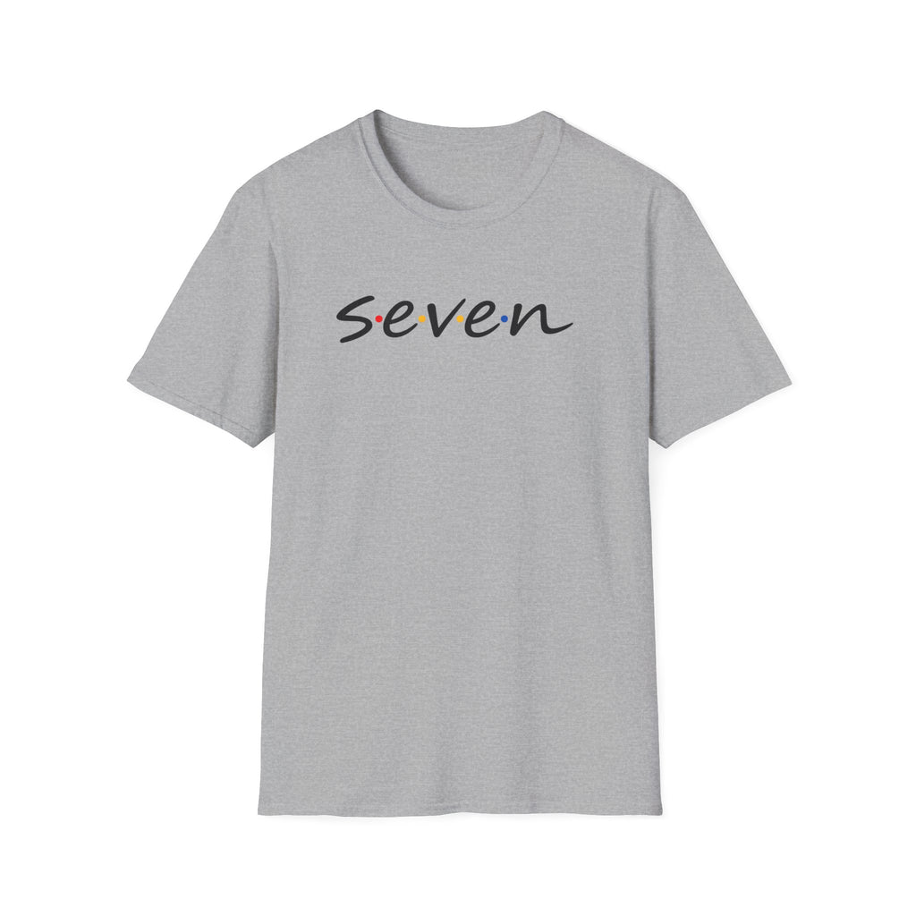 seven script text T-Shirt