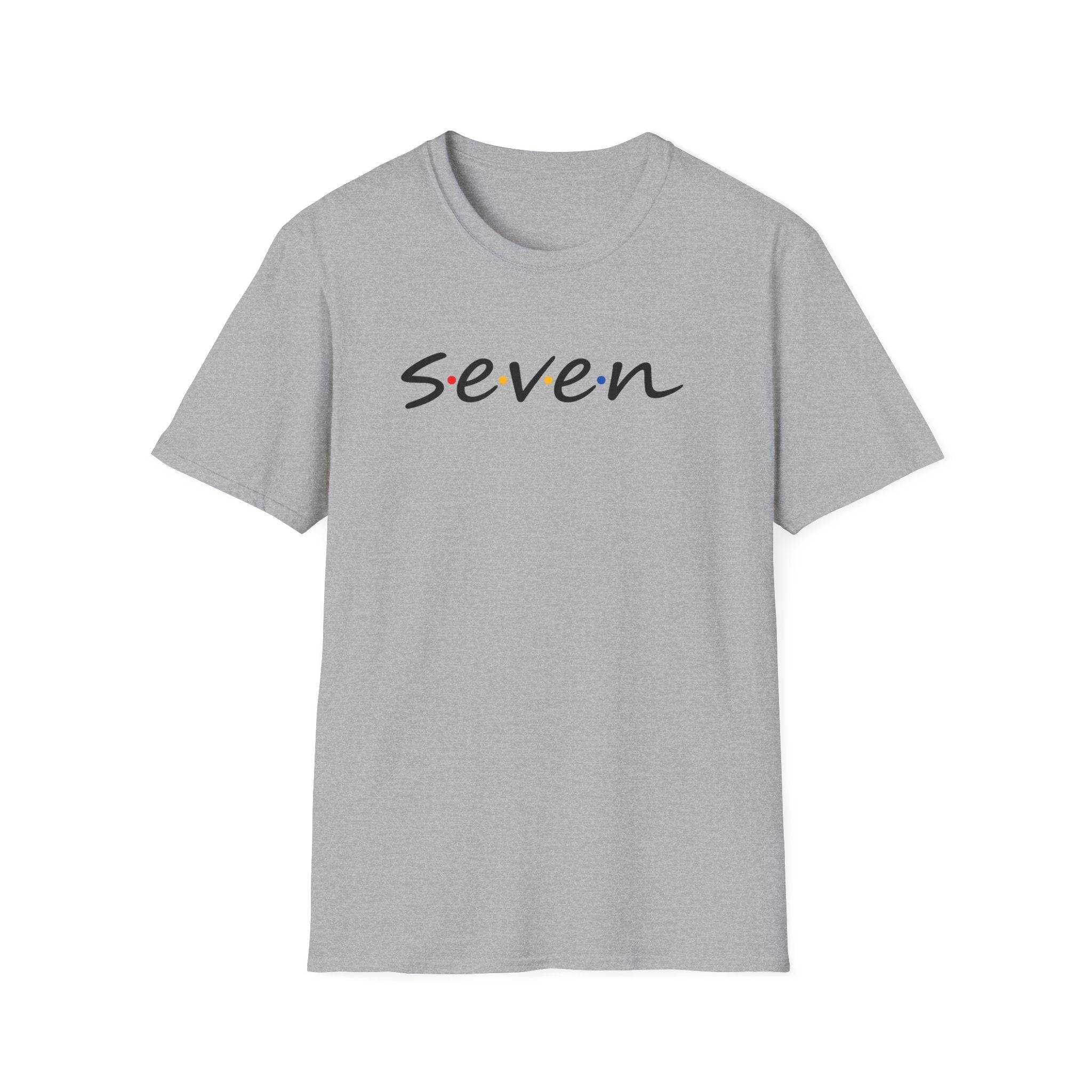 seven script text T-Shirt