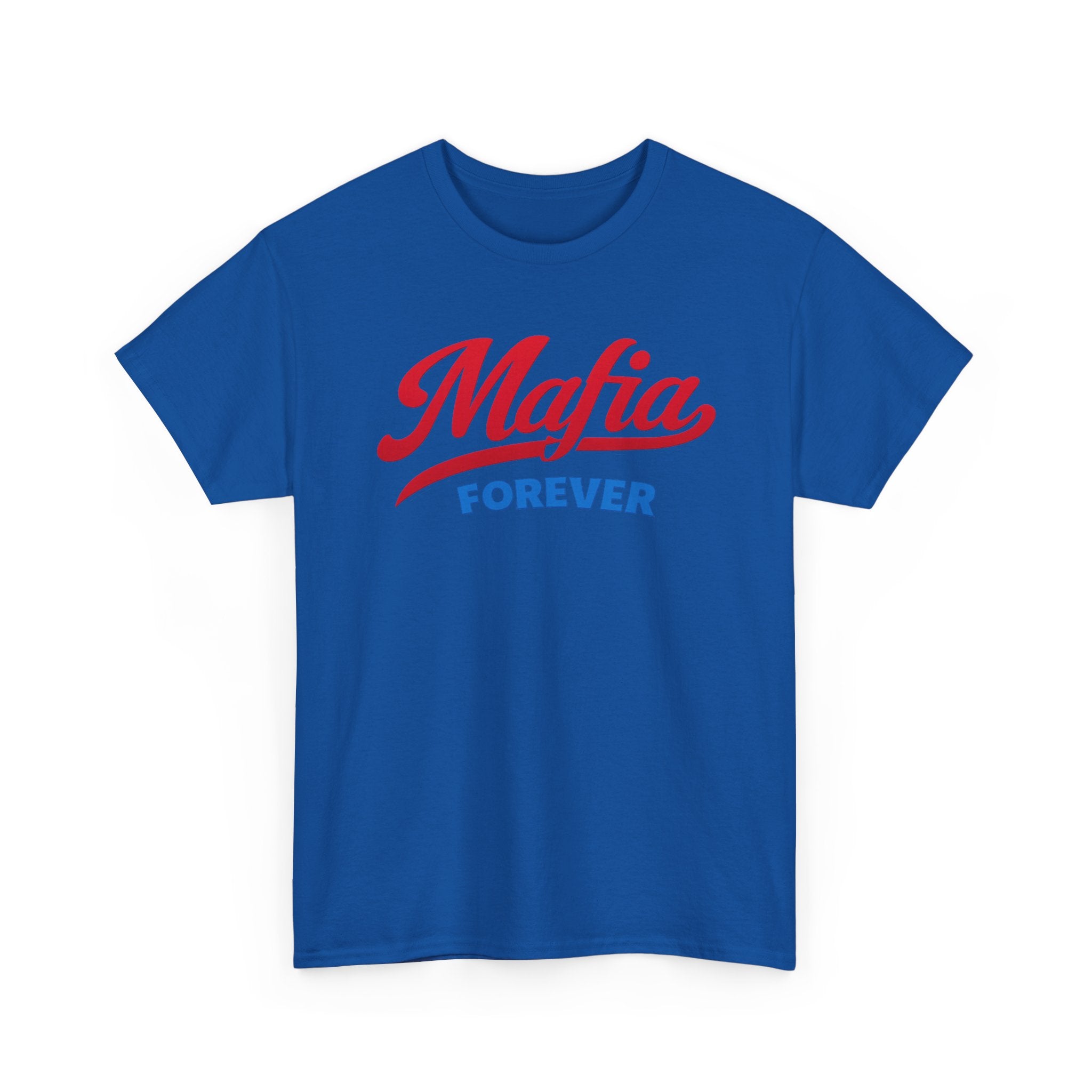Mafia Forever tee | Retro script logo, typography back print