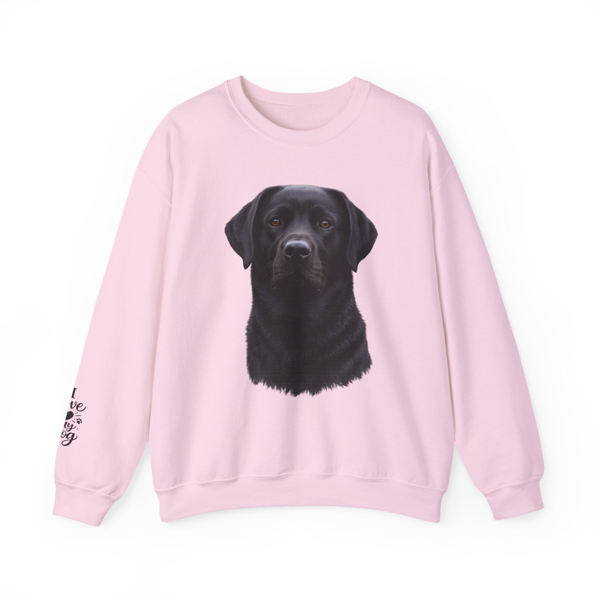 Black Labrador Portrait Sweatshirt | Dog Face Crewneck