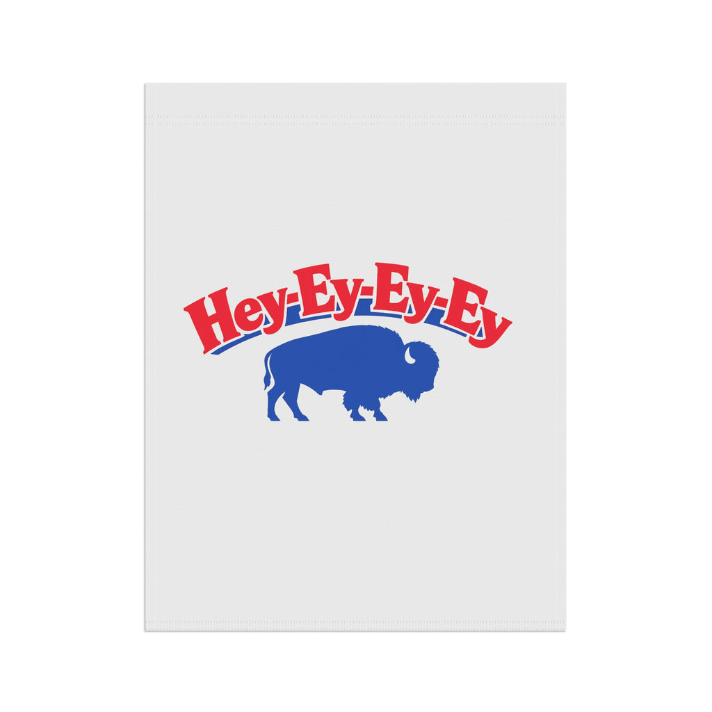 Hey-Ey-Ey-Ey Buffalo Garden Banner | House Flag