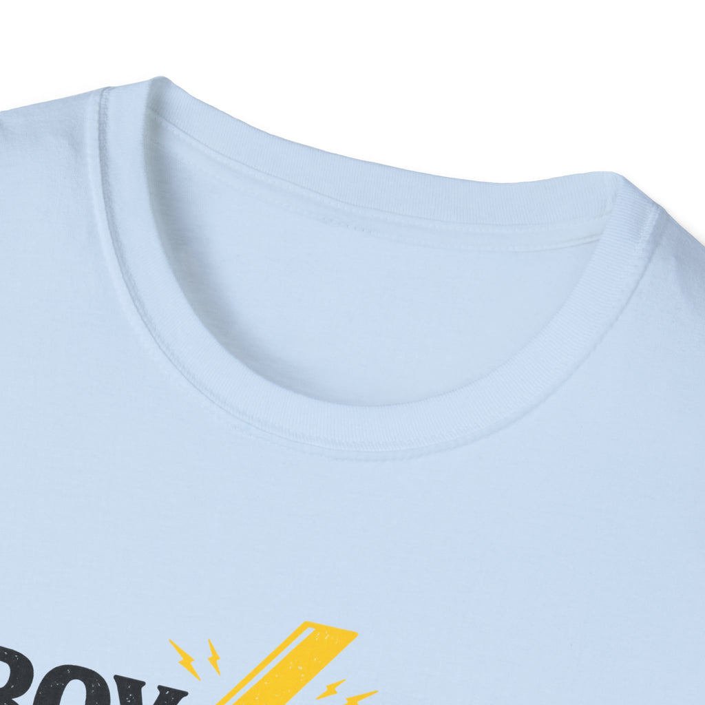 Boy Mom Lightning T-Shirt — Graphic Mom Tee for Proud Boys’ Moms