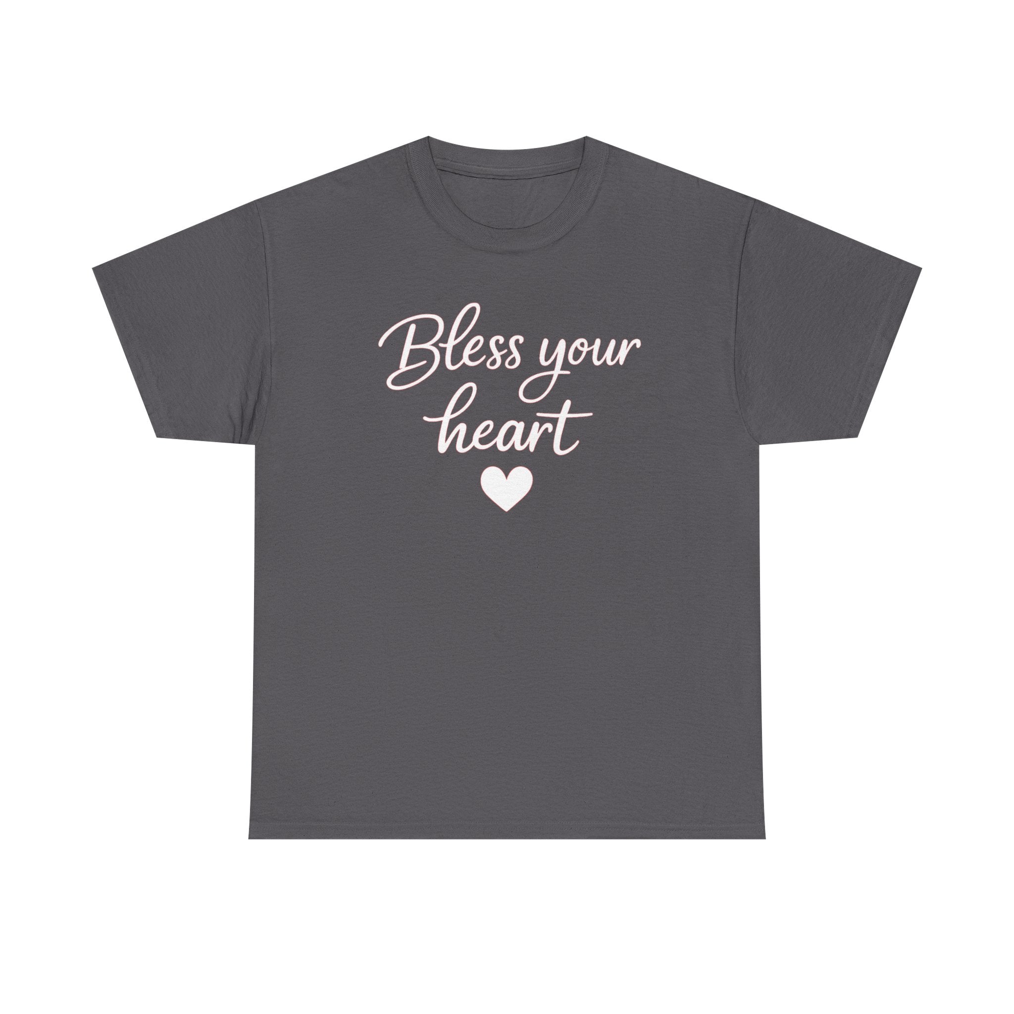 Bless Your Heart tee | Script heart design, Southern phrase t-shirt
