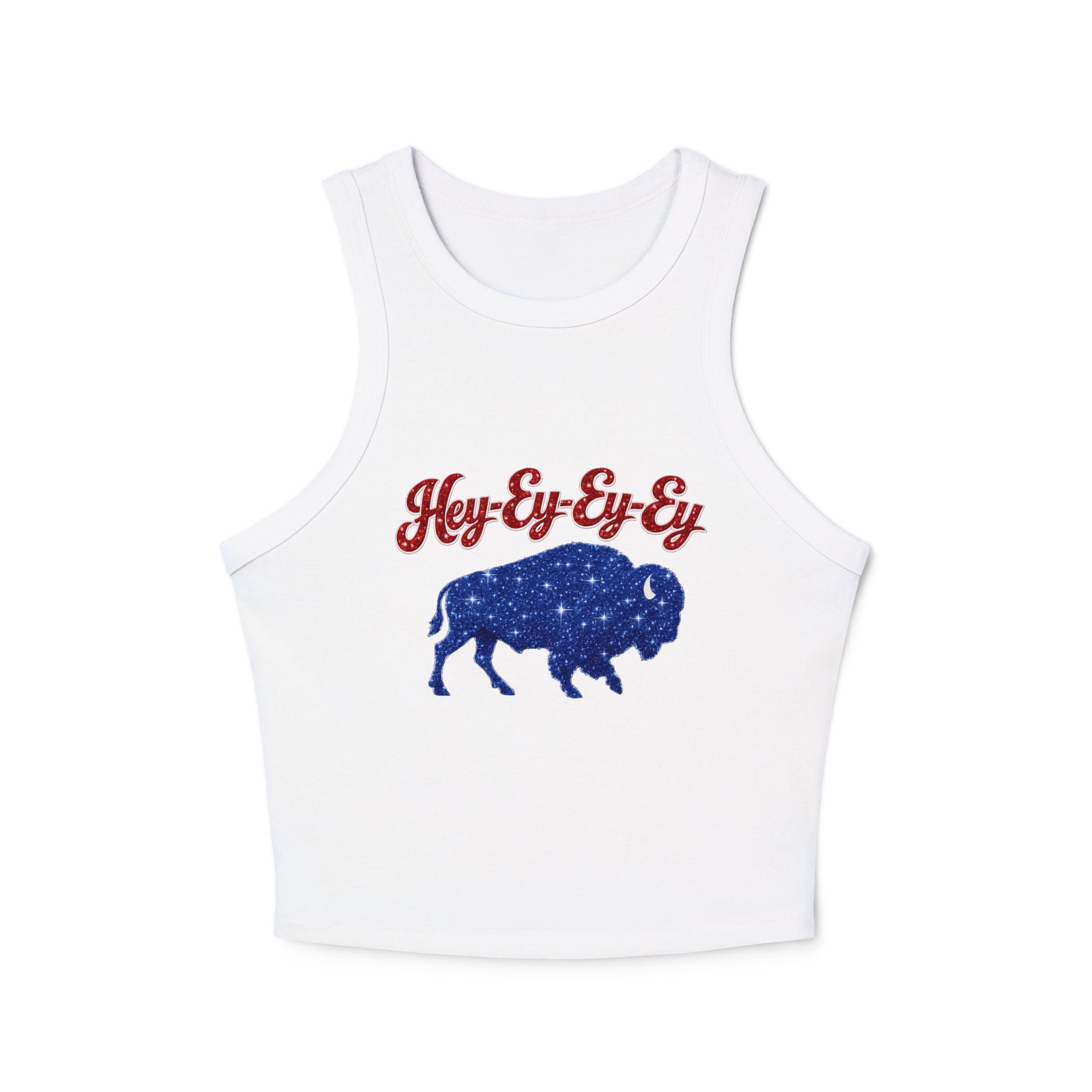 Hey-Ey-Ey Eyed Buffalo tank top | Buffalo silhouette galaxy print