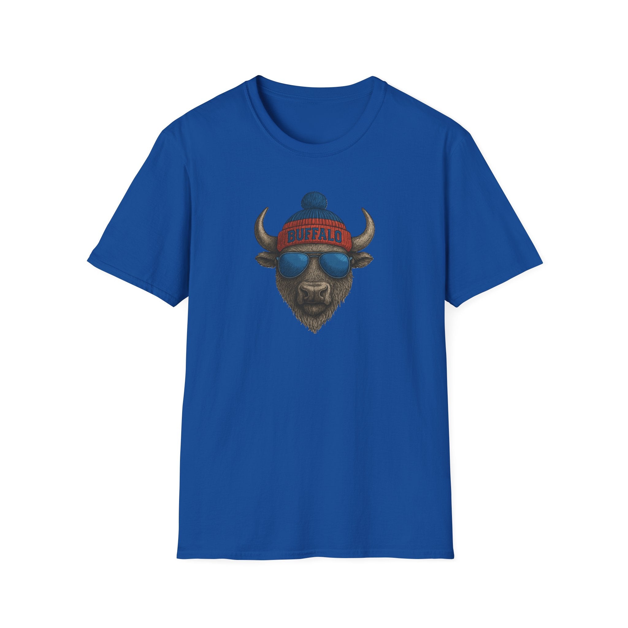 Buffalo with Beanie and Sunglasses T-Shirt