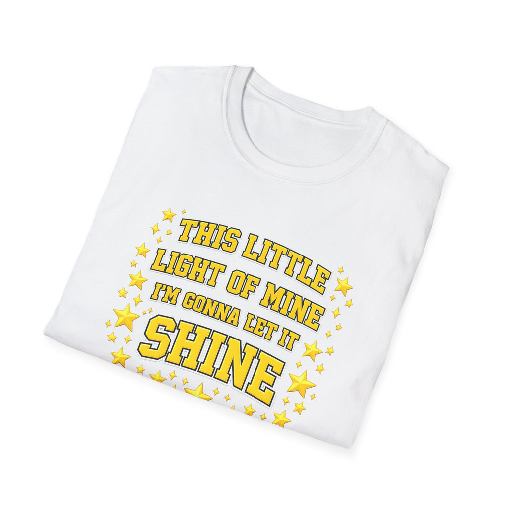 Shine T-Shirt — "This Little Light of Mine" Inspirational Graphic Tee
