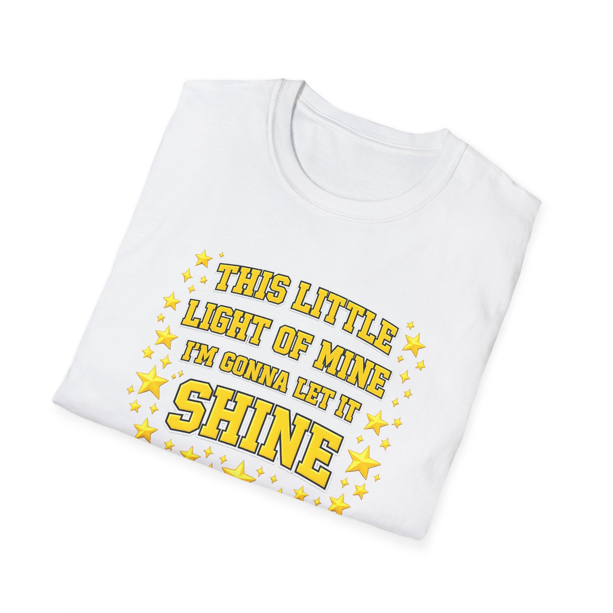 Shine T-Shirt — "This Little Light of Mine" Inspirational Graphic Tee