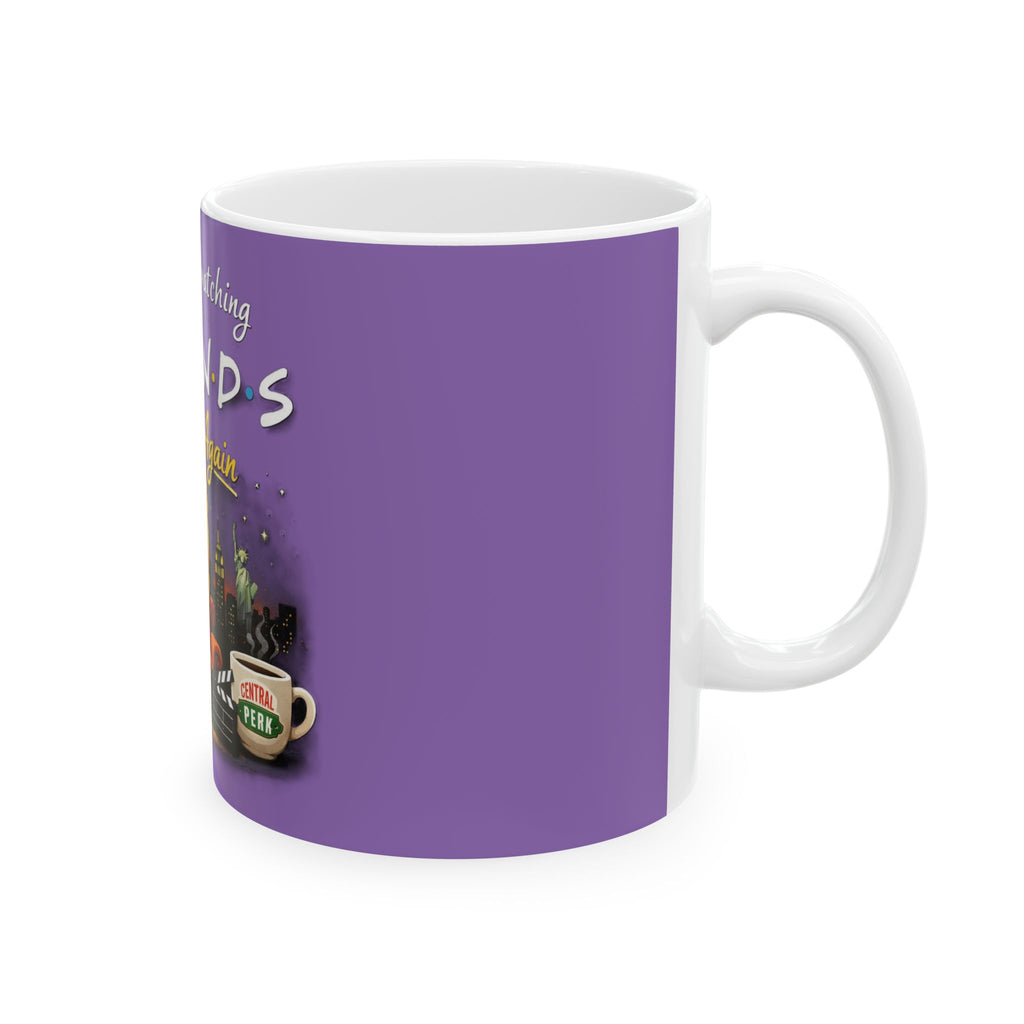 Friends TV Show Couch Mug | Happiness Is Watching Friends Again and Again