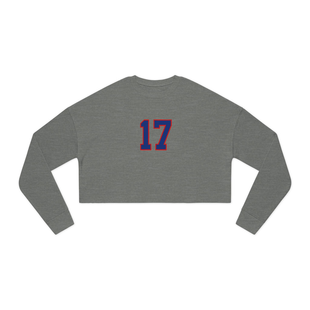 Buffalo 17 Cropped Sweatshirt, Sports Jersey Style | Athletic