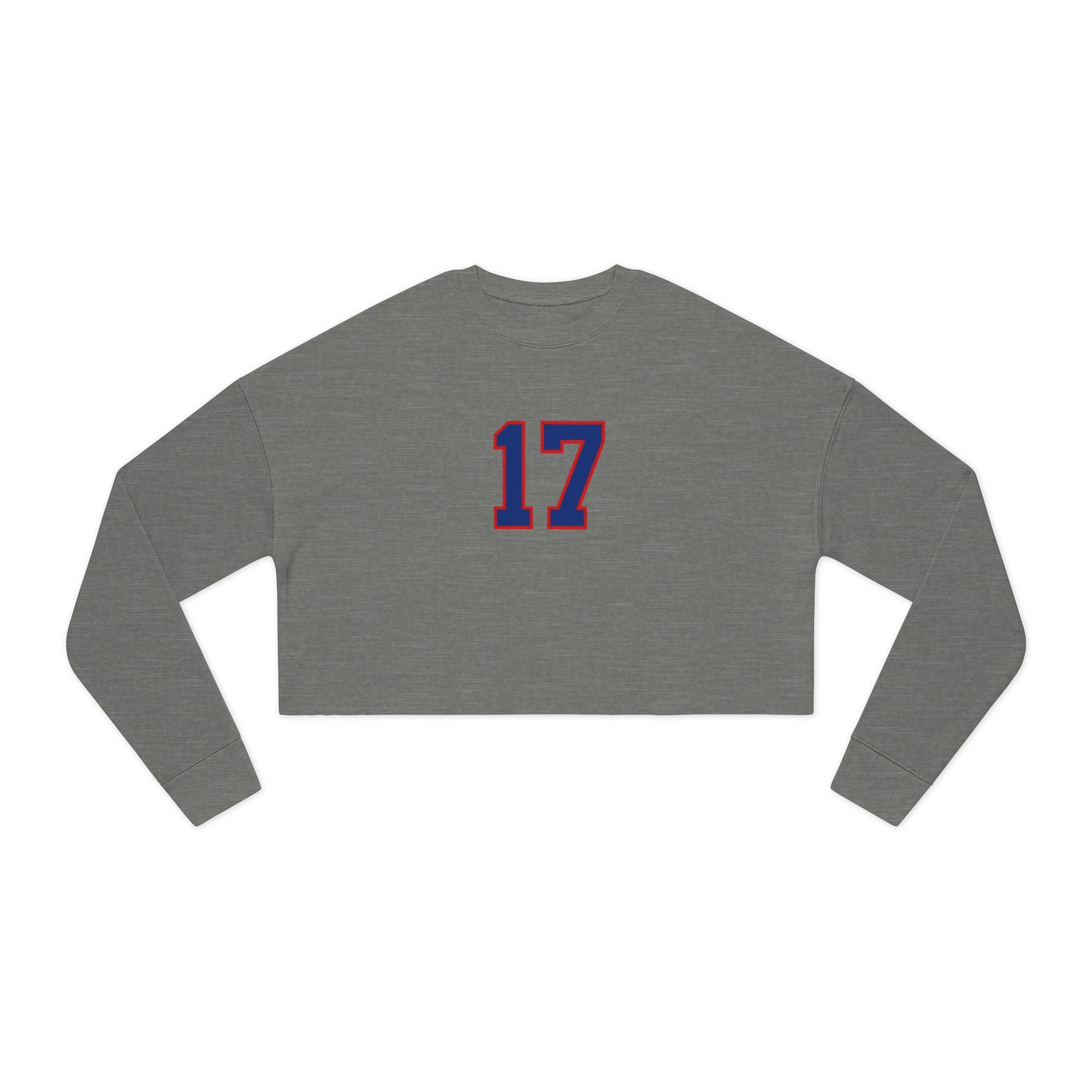 Buffalo 17 Cropped Sweatshirt, Sports Jersey Style | Athletic