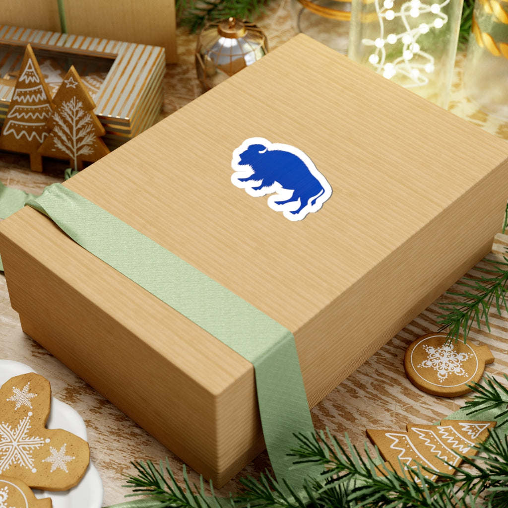 Blue Buffalo Silhouette Sticker | Kiss-Cut Sticker