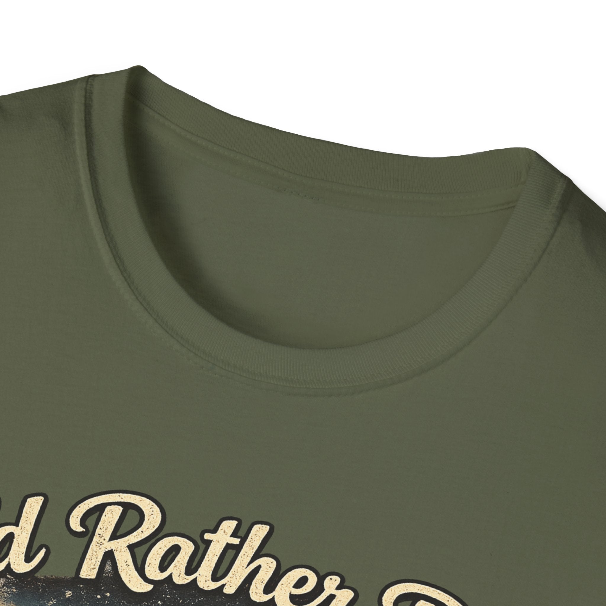 I'd Rather Be Camping T-Shirt | Mountain Forest Sunset Camping Shirt