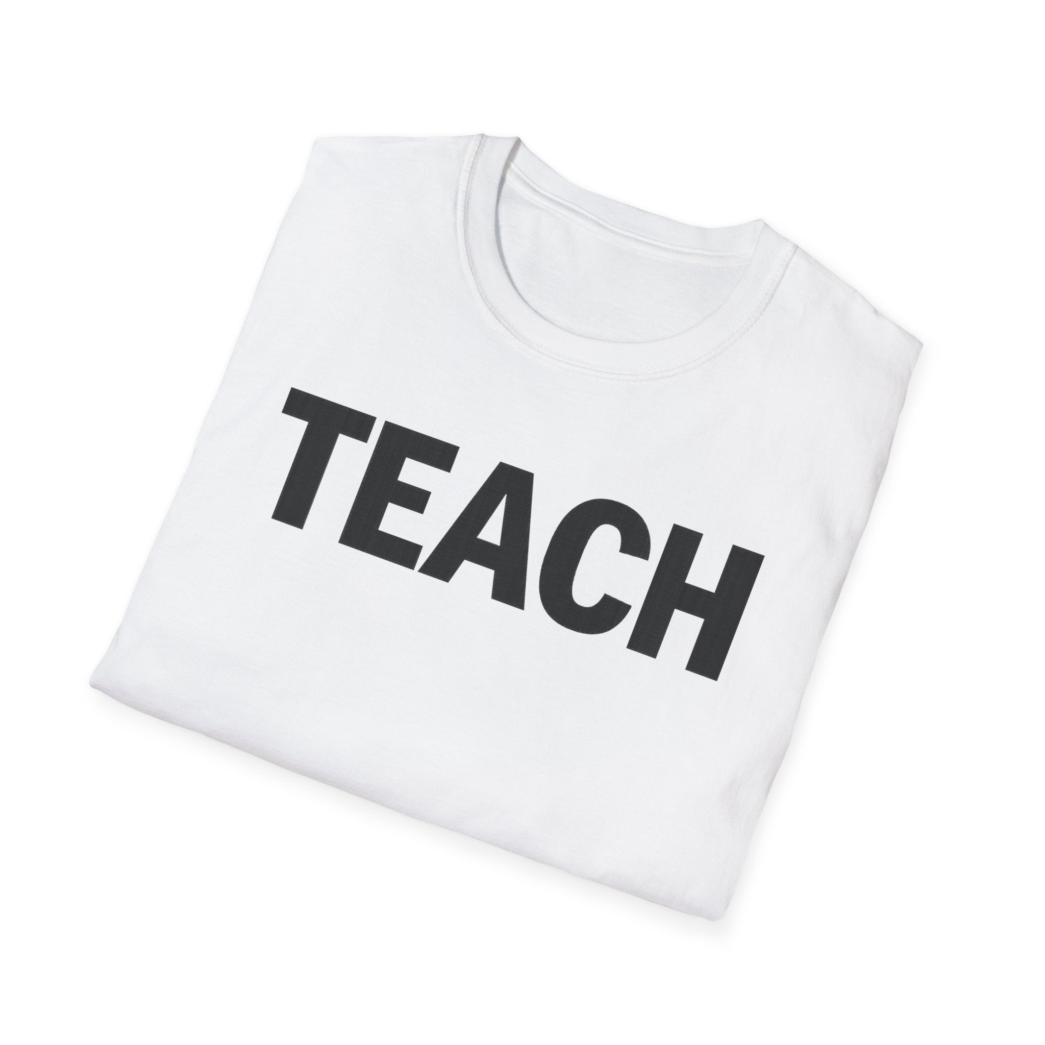 TEACH shirt, Teacher Tee, Educator T-Shirt, School Staff Top