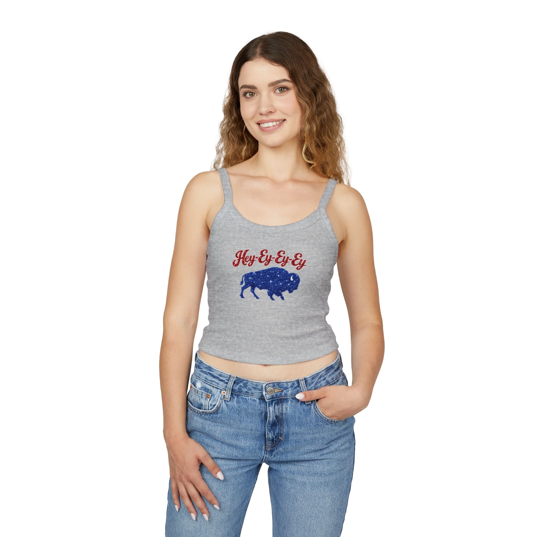 Hey-Ey-Ey Buffalo tank top | buffalo graphic