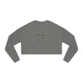 Merry & Bright Cropped Sweatshirt | Holiday Light Typography