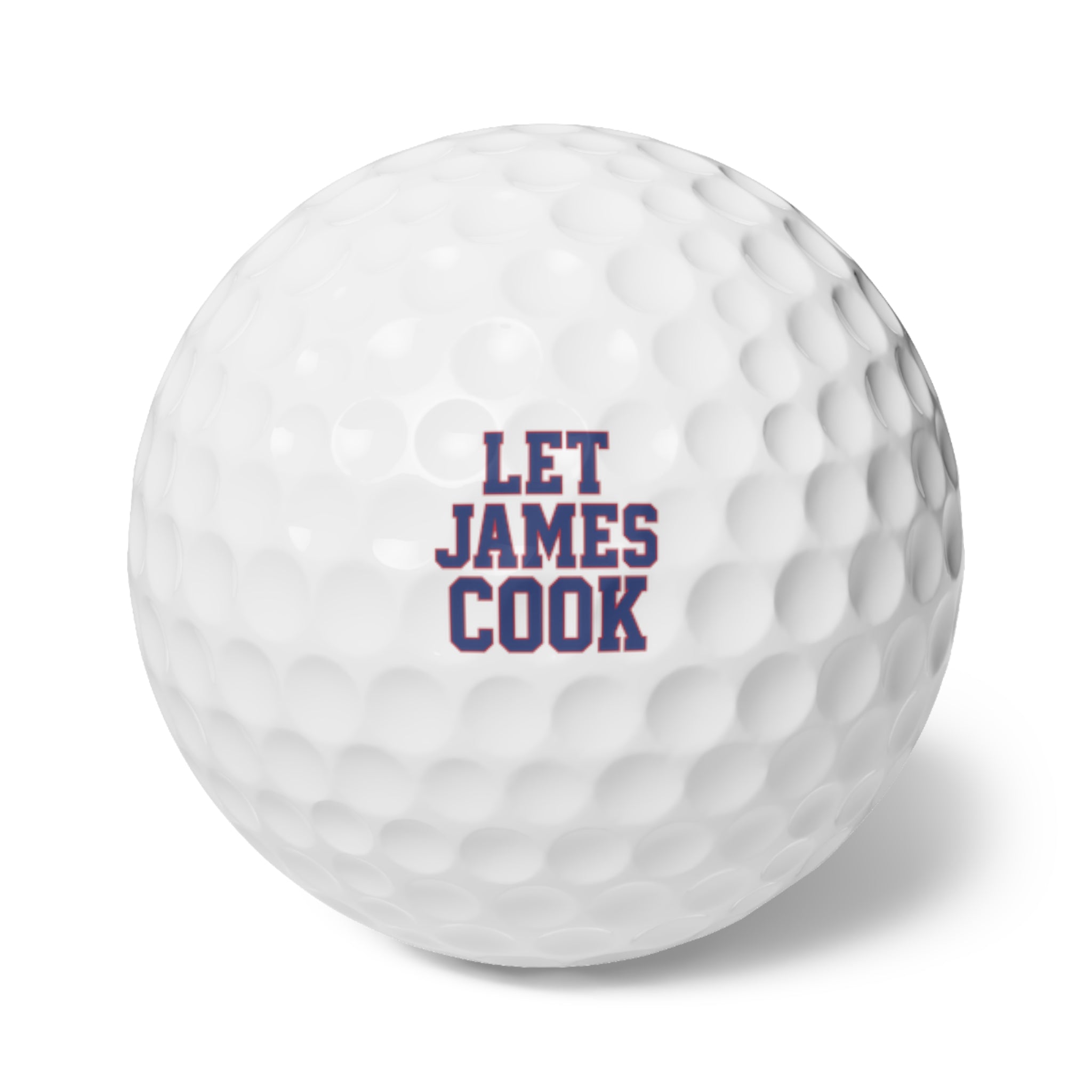 LET JAMES COOK Golf Balls, 6pcs