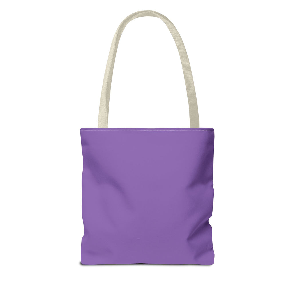 Friends Crap Bag Tote Bag | Purple All-Over Print Tote