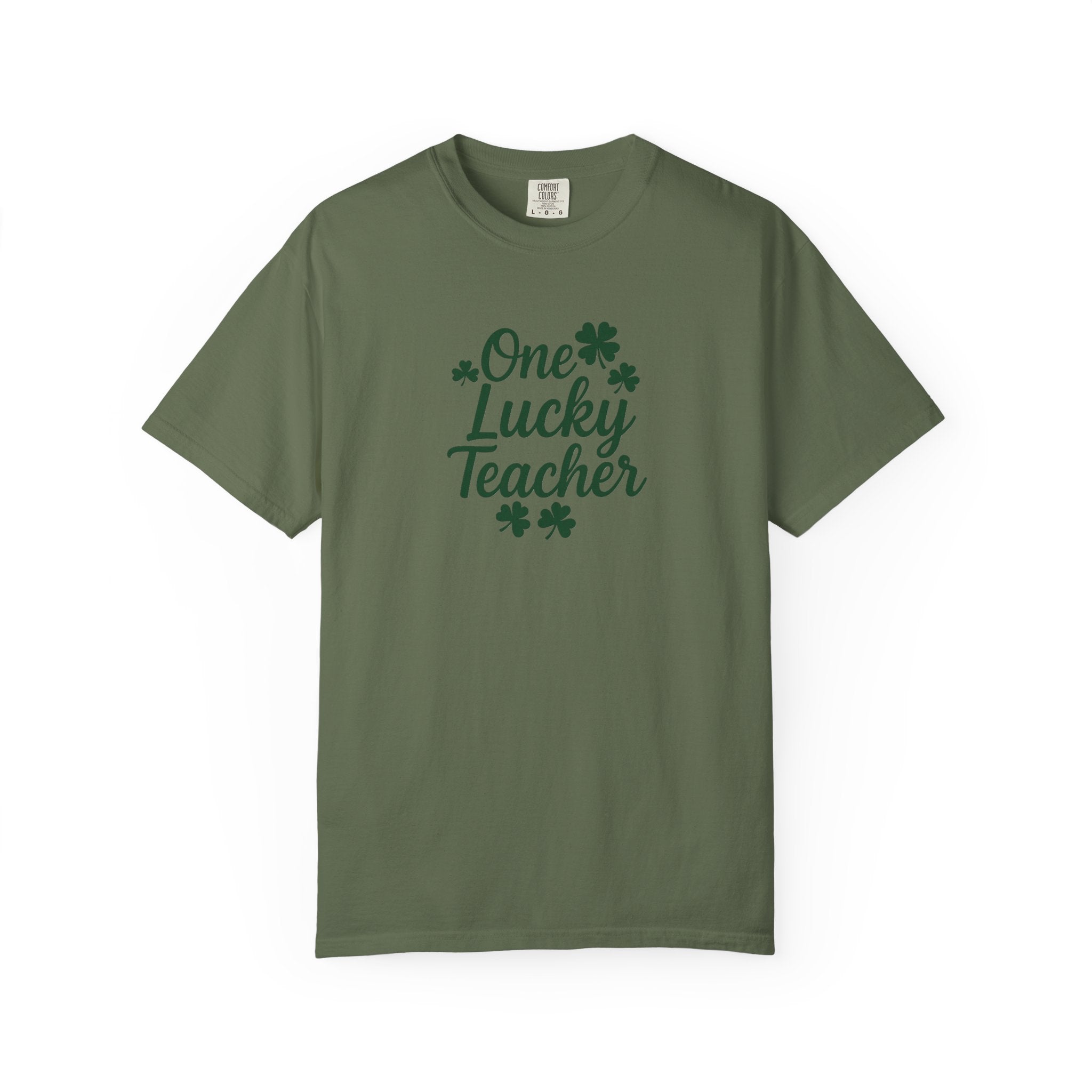 One Lucky Teacher T-shirt | St. Patrick's Day Shamrock Teacher Tee