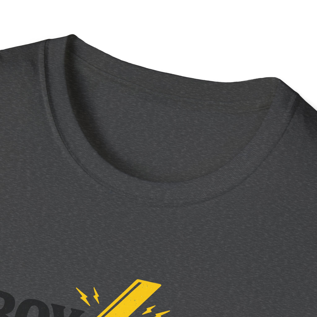 Boy Mom Lightning T-Shirt — Graphic Mom Tee for Proud Boys’ Moms