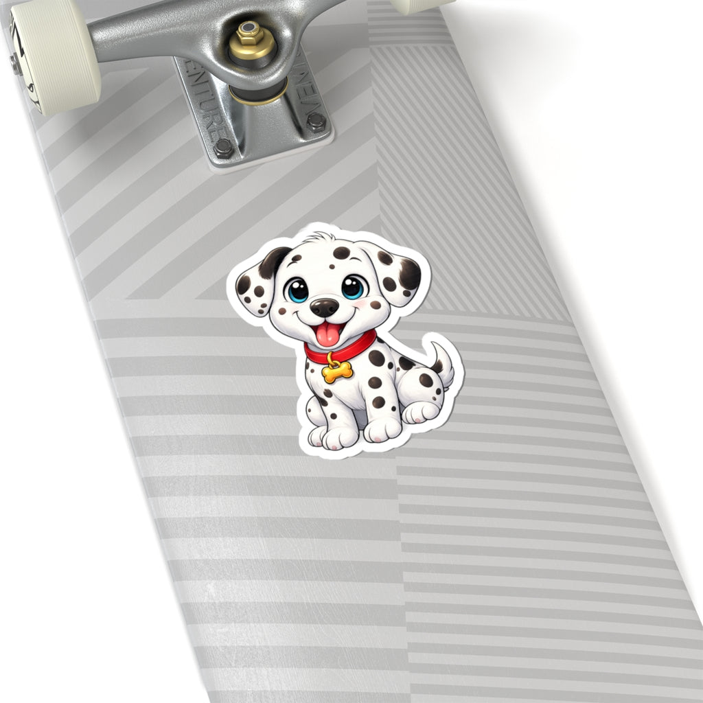 Cute Dalmatian Puppy Sticker Kiss-Cut | Cartoon Dog Vinyl Sticker