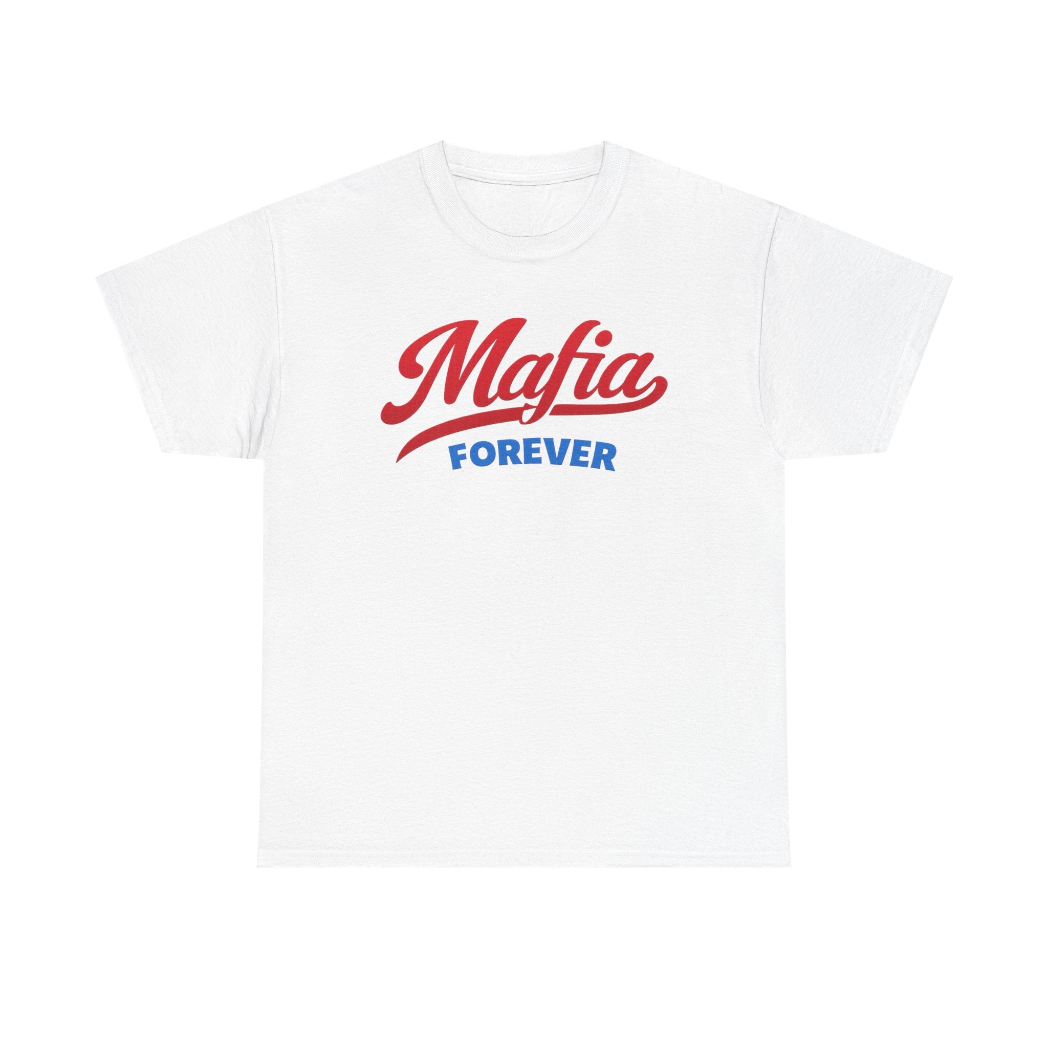 Mafia Forever tee | Retro script logo, typography back print