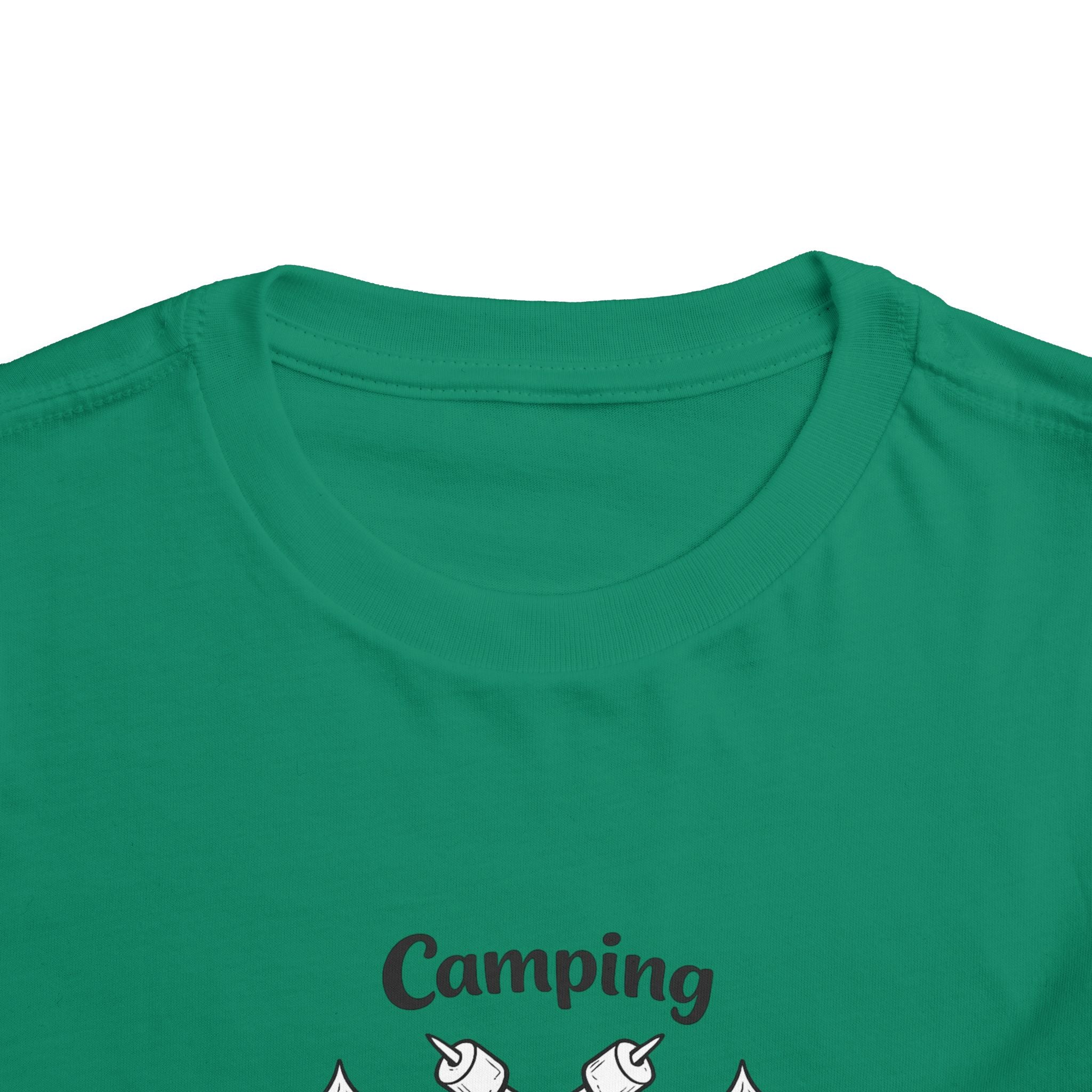 Camping Crew Toddler Tee | Kids Outdoor Camping Shirt, Kayak Fishing Bonfire Design