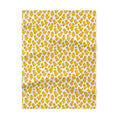 Yellow Duck Pattern Baby Blanket | Cute Chick Fleece Throw
