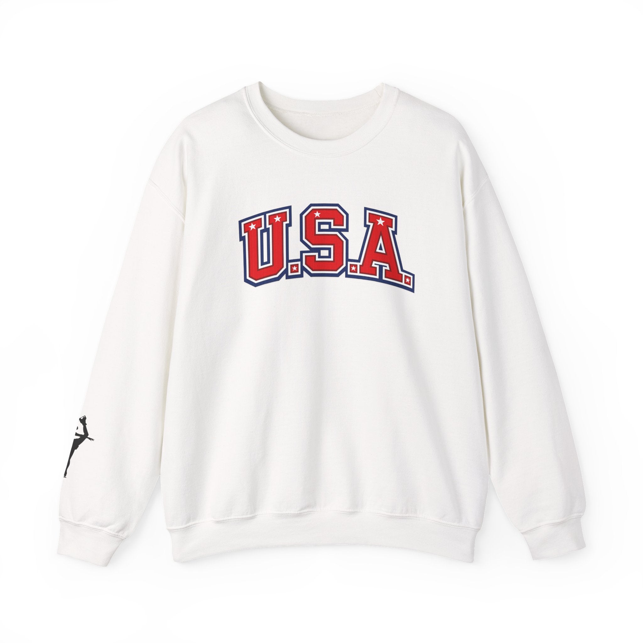 U.S.A. figure skating Unisex Heavy Blend™ Crewneck Sweatshirt