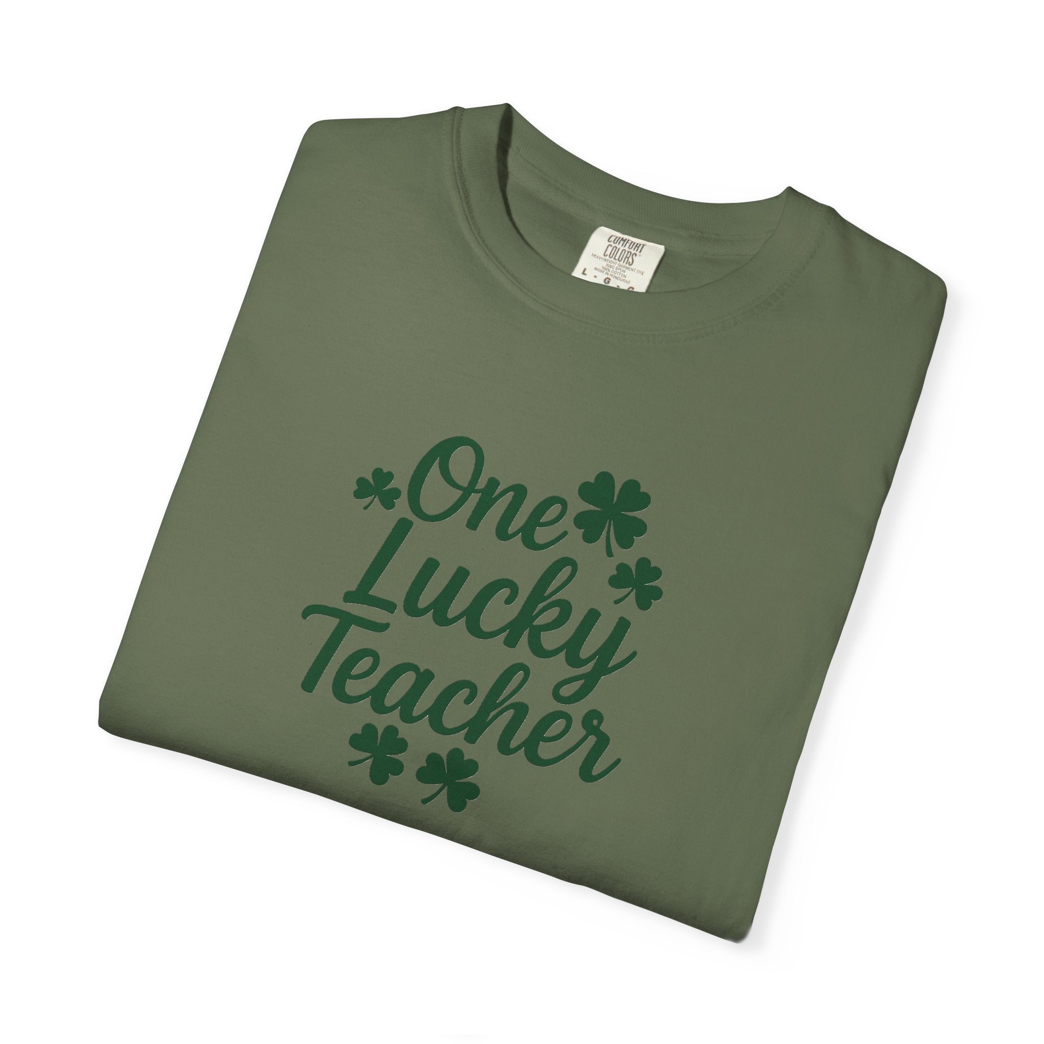 One Lucky Teacher T-shirt | St. Patrick's Day Shamrock Teacher Tee