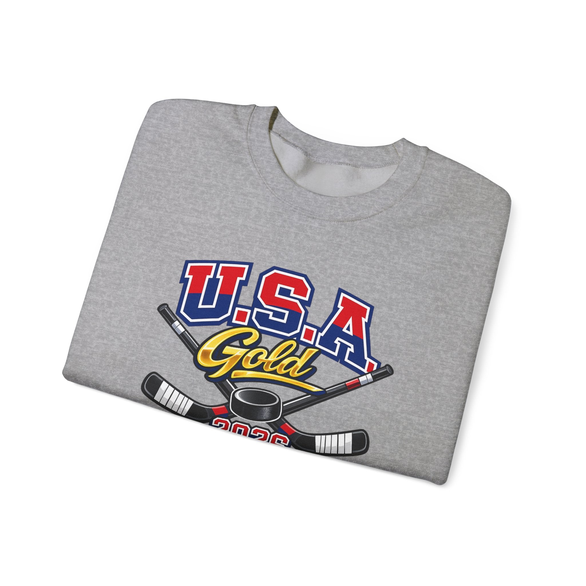 USA Gold 2026 Hockey Crewneck Sweatshirt