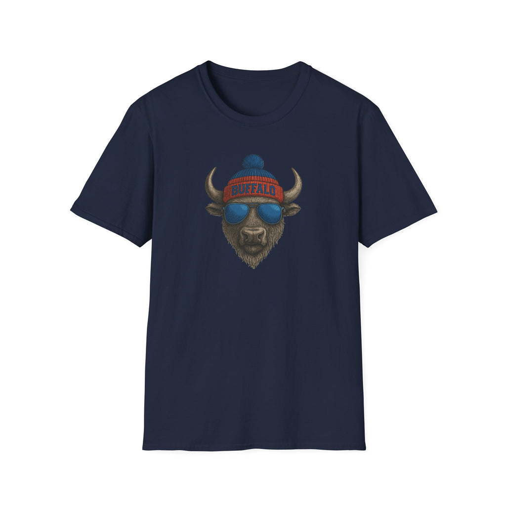 Buffalo with Beanie and Sunglasses T-Shirt