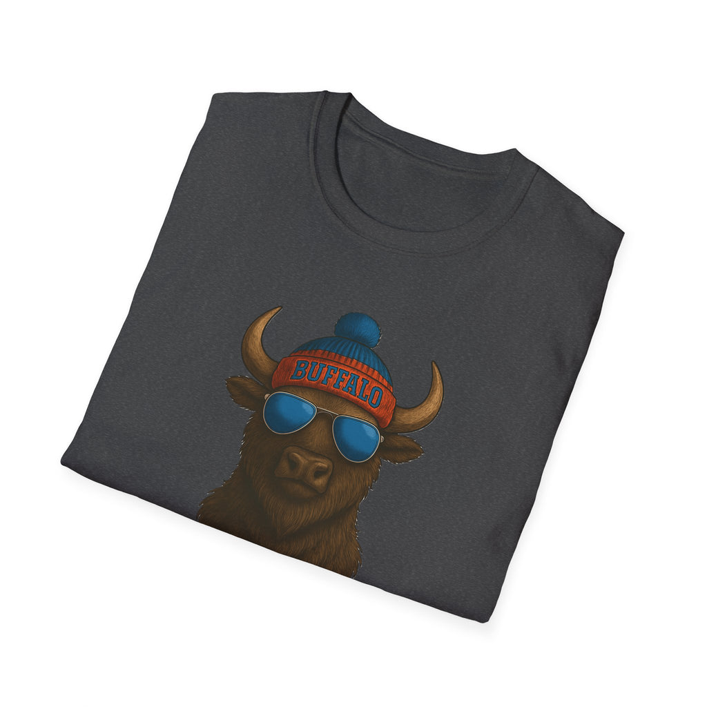 Buffalo with Beanie and Sunglasses T-Shirt